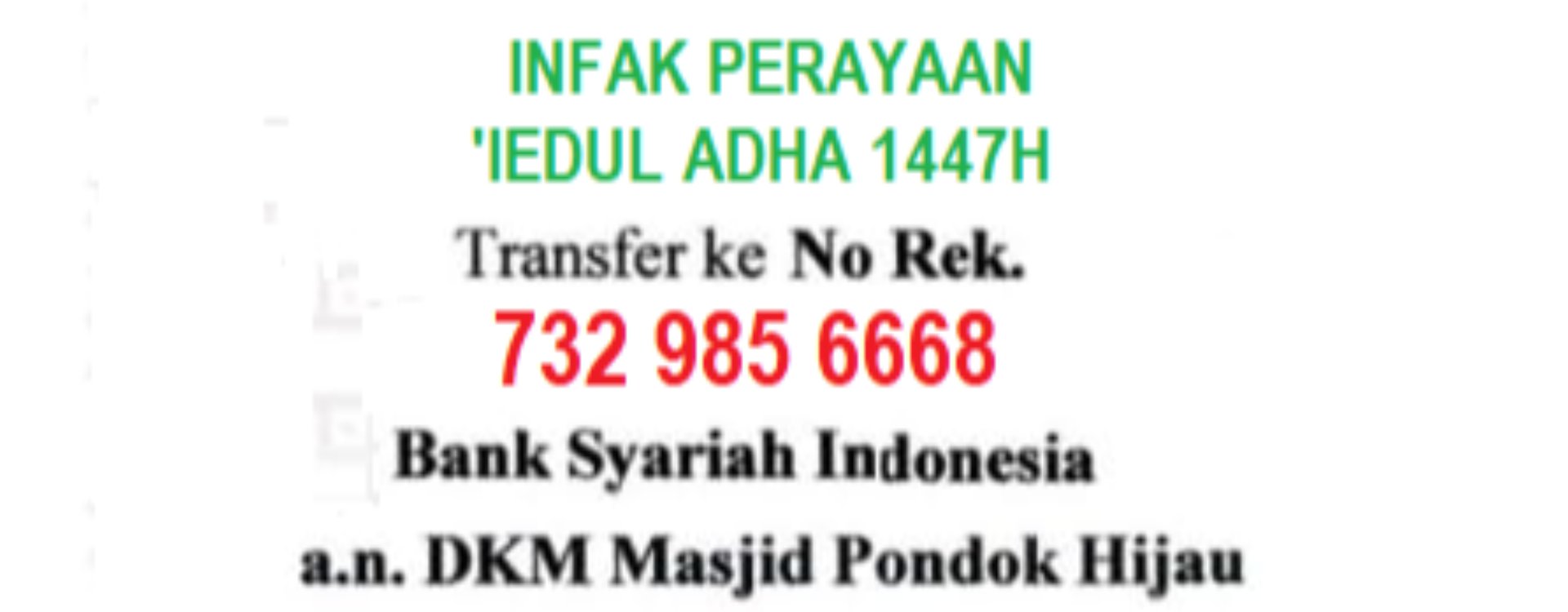 INFAK  'Iedul ADHA